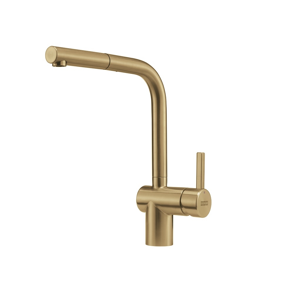 瑞士FRANKE 不鏽鋼伸縮龍頭-金CT131SP (115.0667.607) - FRANKE 瑞士