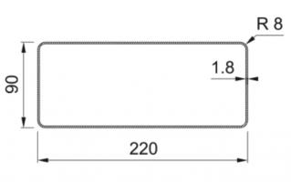 FMA 839 HI排煙感應爐二合一選購_排風管口徑加長120cm尺寸圖